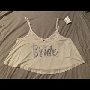 Victoria’s Secret bride tank